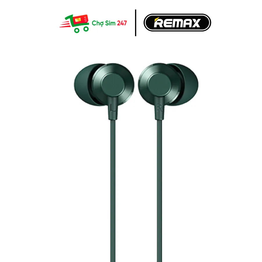 Ảnh Tai nghe dây REMAX RM-512i chân L - Hợp kim nhôm + ABS - tai nghe có dây dành cho điện thoại 1