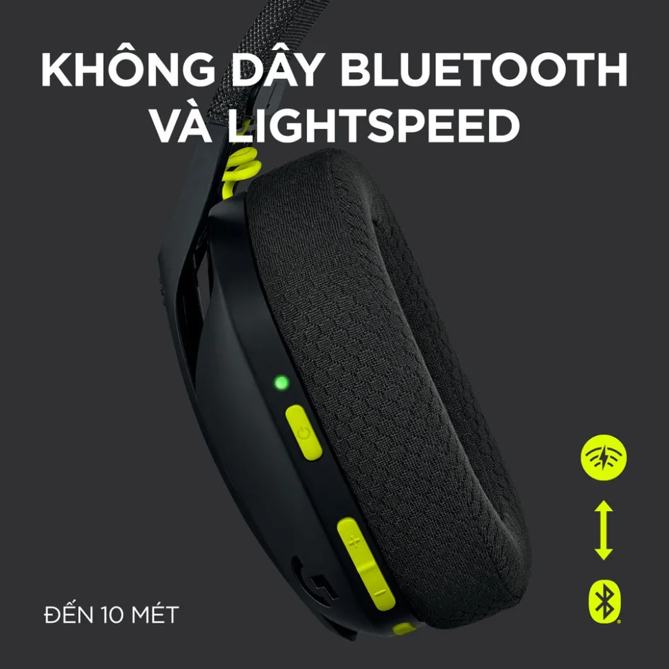 Ảnh Tai nghe game không dây Bluetooth và Lightspeed Logitech G435 – Mic ảo tích hợp, nhẹ, đa tương thích 2