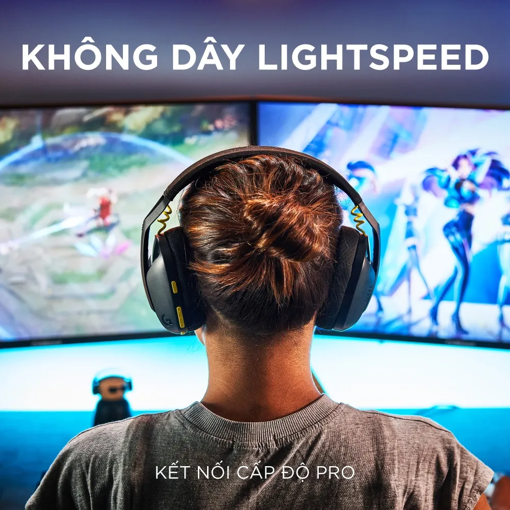 Ảnh Tai nghe gaming Bluetooth và Lightspeed Logitech G435 Mic ảo tích hợp PC Mobile PS5 2