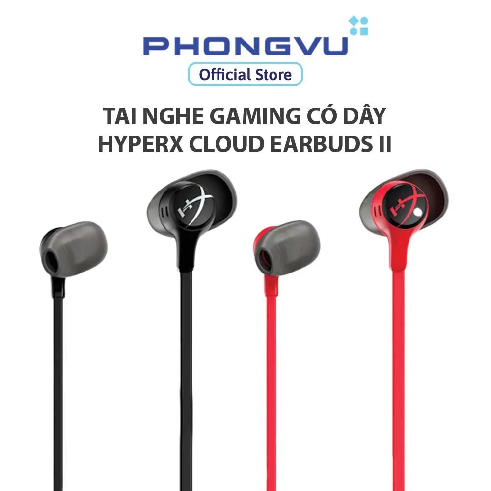 Ảnh Tai nghe gaming có dây HYPERX CLOUD EARBUDS II - Bảo hành 24 tháng 1