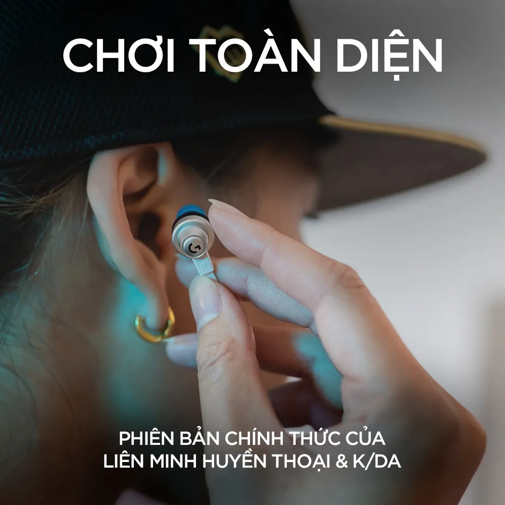 Ảnh Tai nghe gaming in-ear Logitech G333 KDA - Dual Drivers, Jack 3.5mm, Mic 2