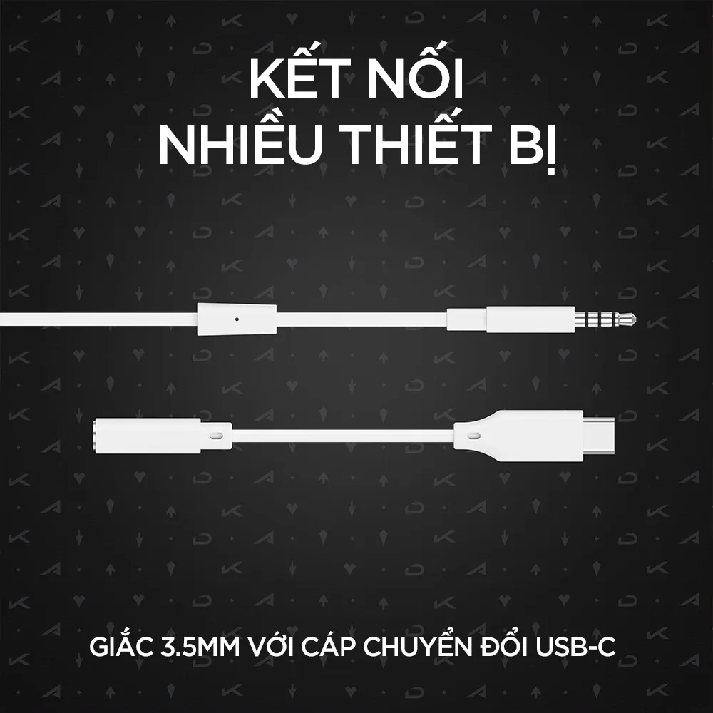 Ảnh Tai nghe gaming in-ear Logitech G333 KDA - Dual Drivers, Jack 3.5mm, Mic 4