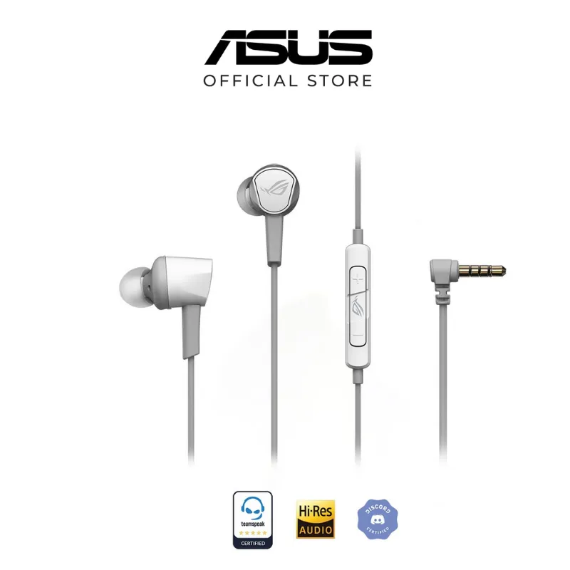 Ảnh Tai nghe gaming in-ear ROG CETRA II CORE Moon Light 90YH0360-B2UA00 cổng 3.5mm BẢO HÀNH 24 THÁNG 1