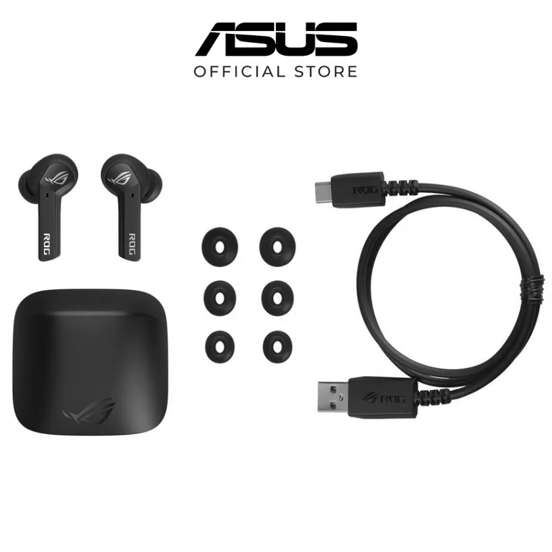 Ảnh Tai nghe gaming không dây ASUS ROG CETRA TRUE Wireless 90YH03G1-B5UA00 Chống Nước Khử ồn chủ động 4