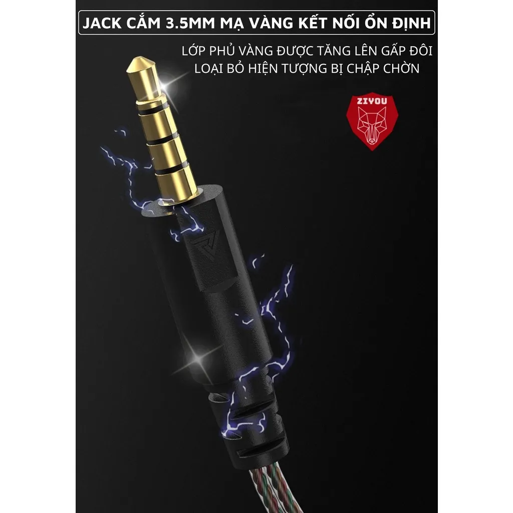 Ảnh Tai Nghe Gaming Ziyou QKZ AK3 Có Mic Cho Điện Thoại, Chuyên Nghe Nhạc, Chơi Game Âm Thanh Sống Động - Hàng Chính Hãng 3