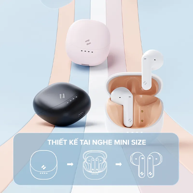 Ảnh Tai nghe Havit TW931 | Thiết kế công thái học - Nghe nhạc lên đến 6h | Màng loa 10mm - Bluetooth V5.4 | BH 12 tháng 4