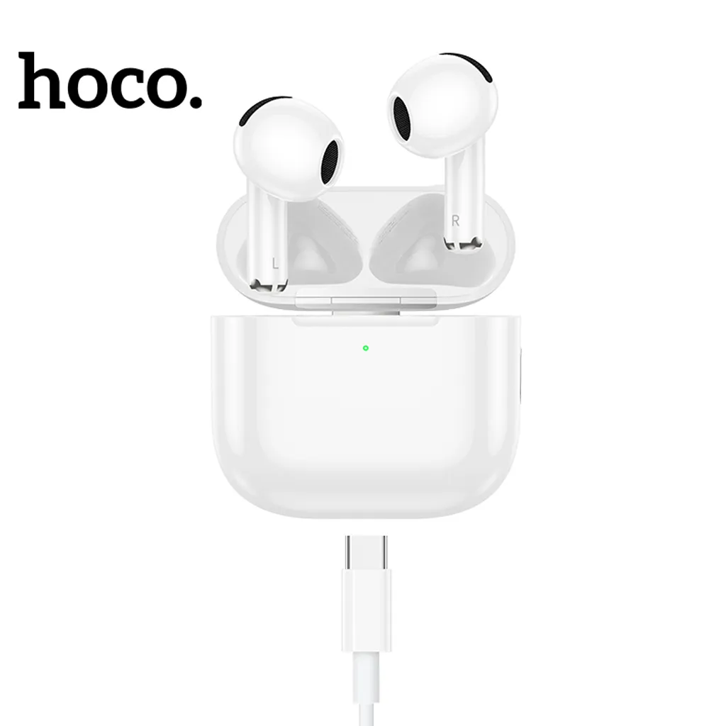 Ảnh Tai Nghe không dây Bluetooth Chính Hãng HOCO có MIC Đàm Thoại-Pin 30mah-Nghe Nhạc 4H-Chân Sạc Type C 4