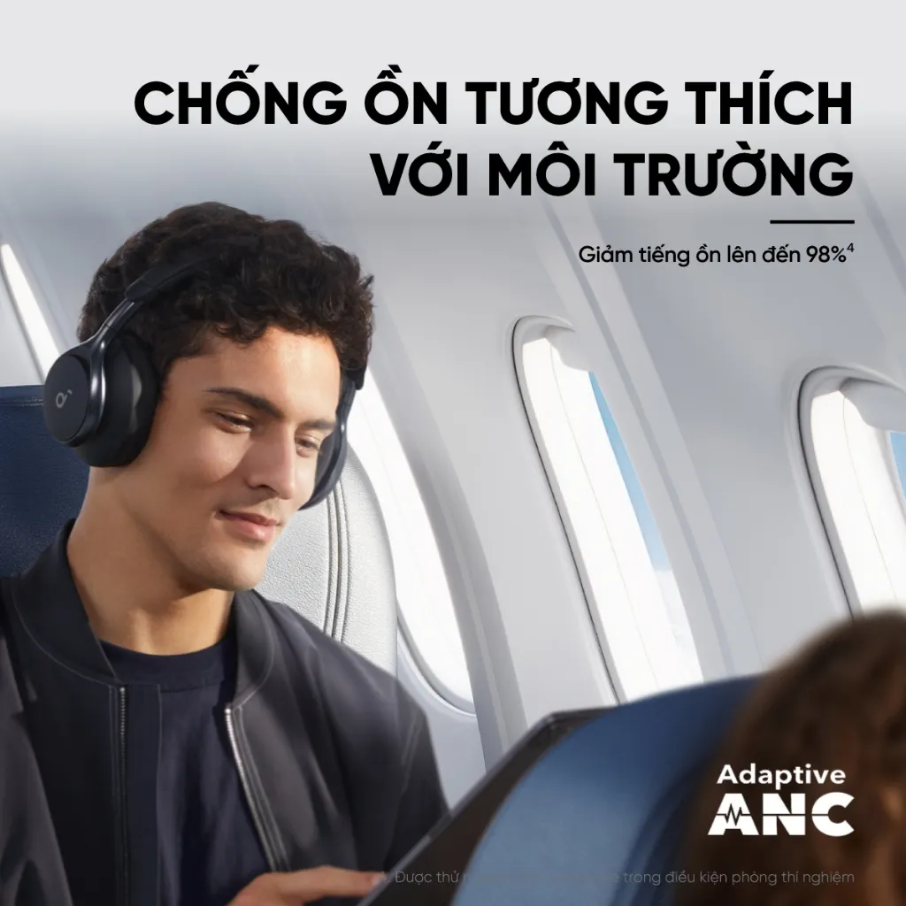 Ảnh Tai nghe không dây chụp tai soundcore Space One | Âm thanh Hi-res | Giảm ồn 98% | 55h phát nhạc 3