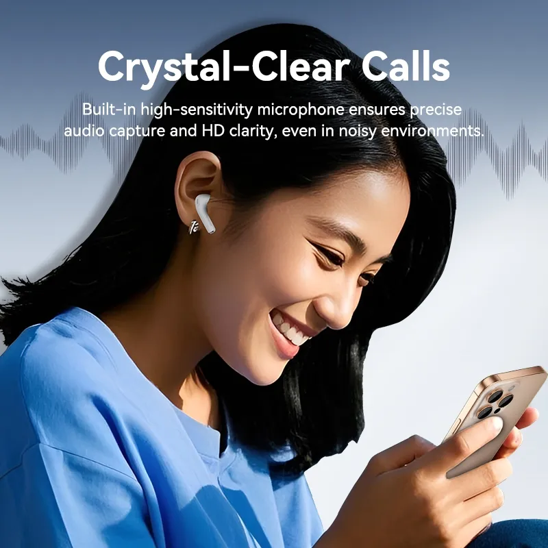 Ảnh Tai nghe không dây thực sự Vention có Bluetooth 5.4, 10m Kết nối ổn định IPX chống nước - Tai nghe Bluetooth trong tai để sử dụng thể thao và hàng ngày 4