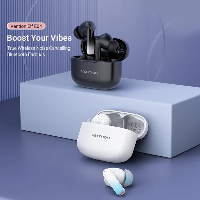 Ảnh Tai Nghe Không Dây Vention Elf E04 TWS IPX5 Bluetooth 5.3 TWS HD Âm Thanh Nổi Thấp Kèm Mic 1