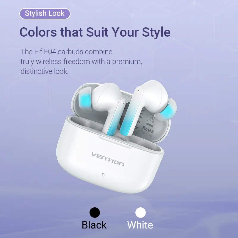 Ảnh Tai Nghe Không Dây Vention Elf E04 TWS IPX5 Bluetooth 5.3 TWS HD Âm Thanh Nổi Thấp Kèm Mic 3