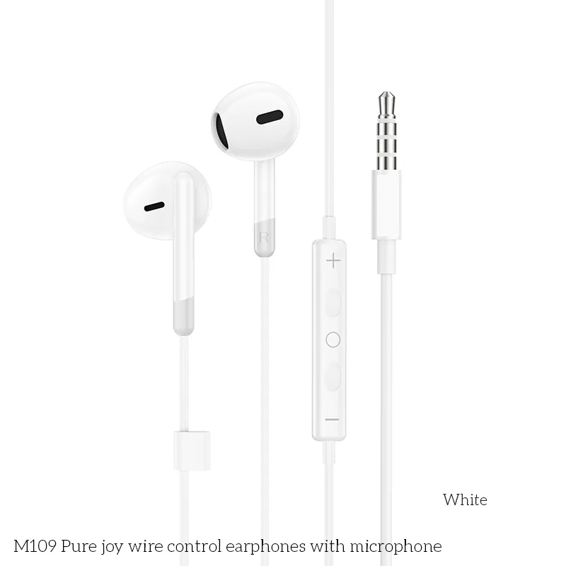 Ảnh Tai nghe M109 có dây nhét tai có mic nghe gọi dùng cho mọi dòng điện thoại DYDX bảo hành 6 tháng M109 1