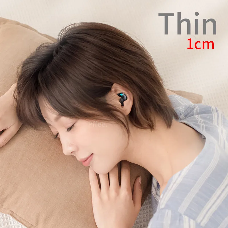 Ảnh Tai nghe ngủ mini Pffee Super Bass Tai nghe Bluetooth 5.3 không dây Khử tiếng ồn 1