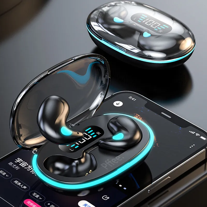Ảnh Tai nghe ngủ mini Pffee Super Bass Tai nghe Bluetooth 5.3 không dây Khử tiếng ồn 4