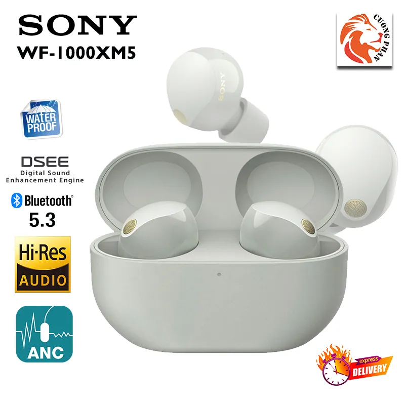 Ảnh Tai Nghe Nhét Tai Chống Ồn Sony WF-1000XM5. DSEE Extreme - Hires Audio - IPX4 - Bảo Hành 12 Tháng 1
