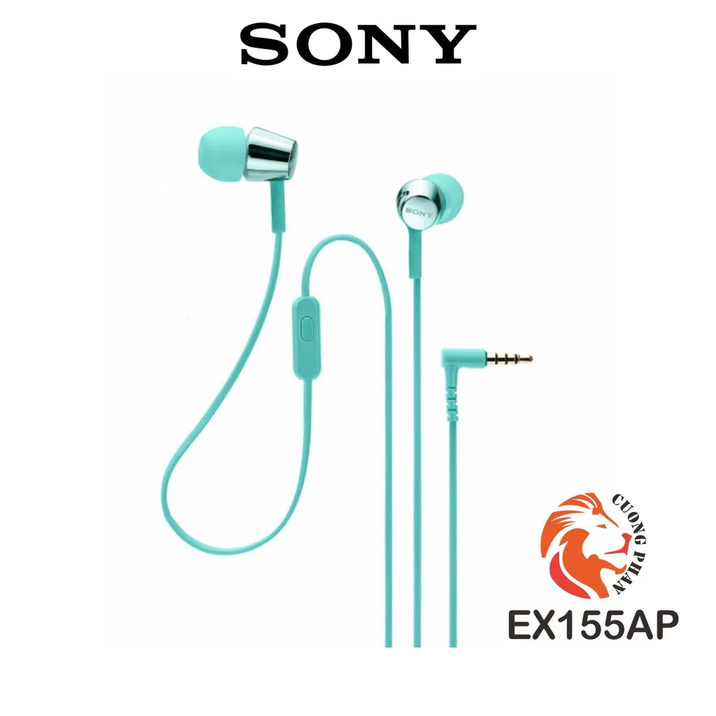 Ảnh Tai Nghe Nhét Tai Có Mic Sony EX155AP | Chính Hãng Sony Việt Nam | Bảo Hành 12 Tháng Toàn Quốc 1