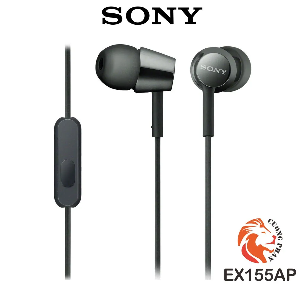 Ảnh Tai Nghe Nhét Tai Có Mic Sony EX155AP | Chính Hãng Sony Việt Nam | Bảo Hành 12 Tháng Toàn Quốc 2