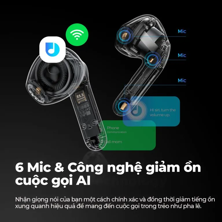 Ảnh Tai Nghe Nhét Tai EarBud Bluetooth SoundPEATS Air4 Lite - Bảo Hành 12 Tháng 4