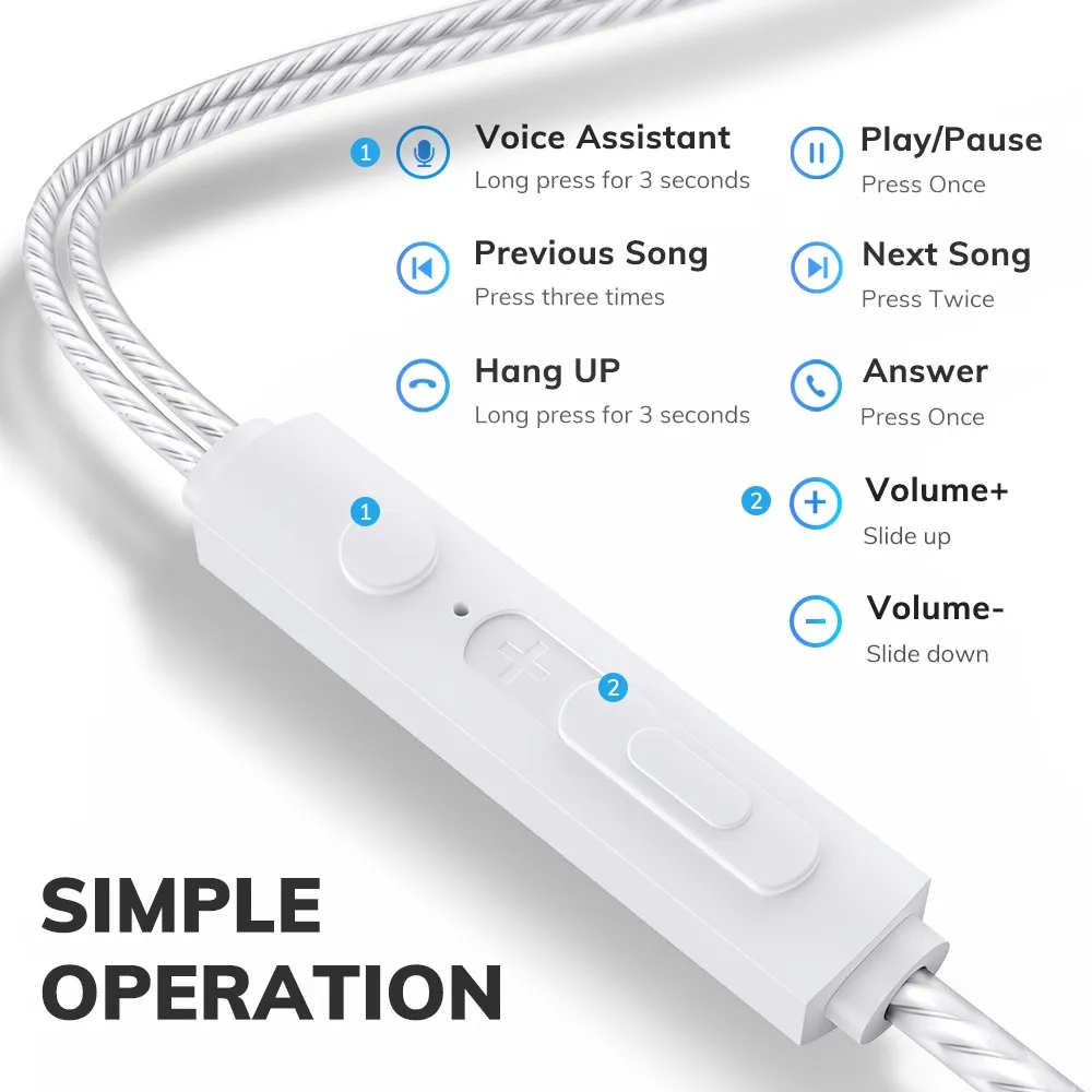 Ảnh Tai nghe nhét tai TOPK F20 có micro jack 3.5mm điện thoại 4