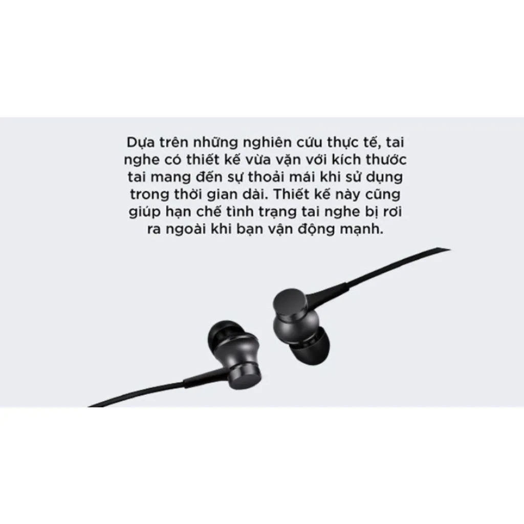 Ảnh Tai nghe nhét tai Xiaomi Mi Earphone Basic | Jack cắm 3.5mm | Hàng chính hãng | Bảo hành 6 tháng - Hàng Chính Hãng 4