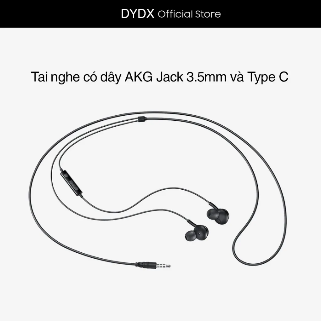 Ảnh Tai nghe Samsung AKG chính hãng Jack 3.5mm và Type C DYDX có dây có mic Tặng hộp đựng tai nghe Bảo hành 6 tháng 2