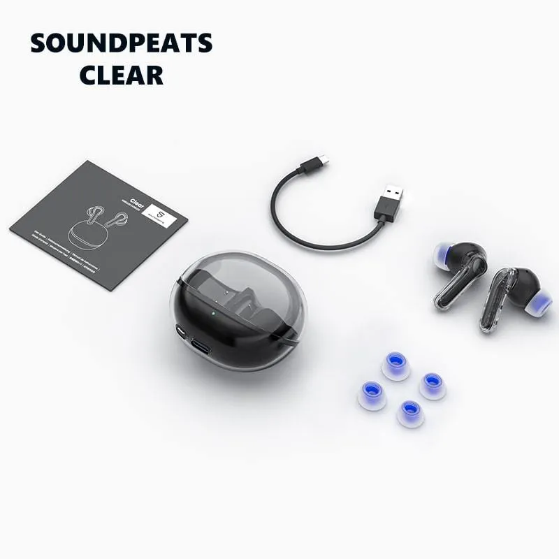 Ảnh Tai nghe True Wireless SoundPEATS Clear / ClearPods | Mic Kép ENC | Bluetooth 5.3 3
