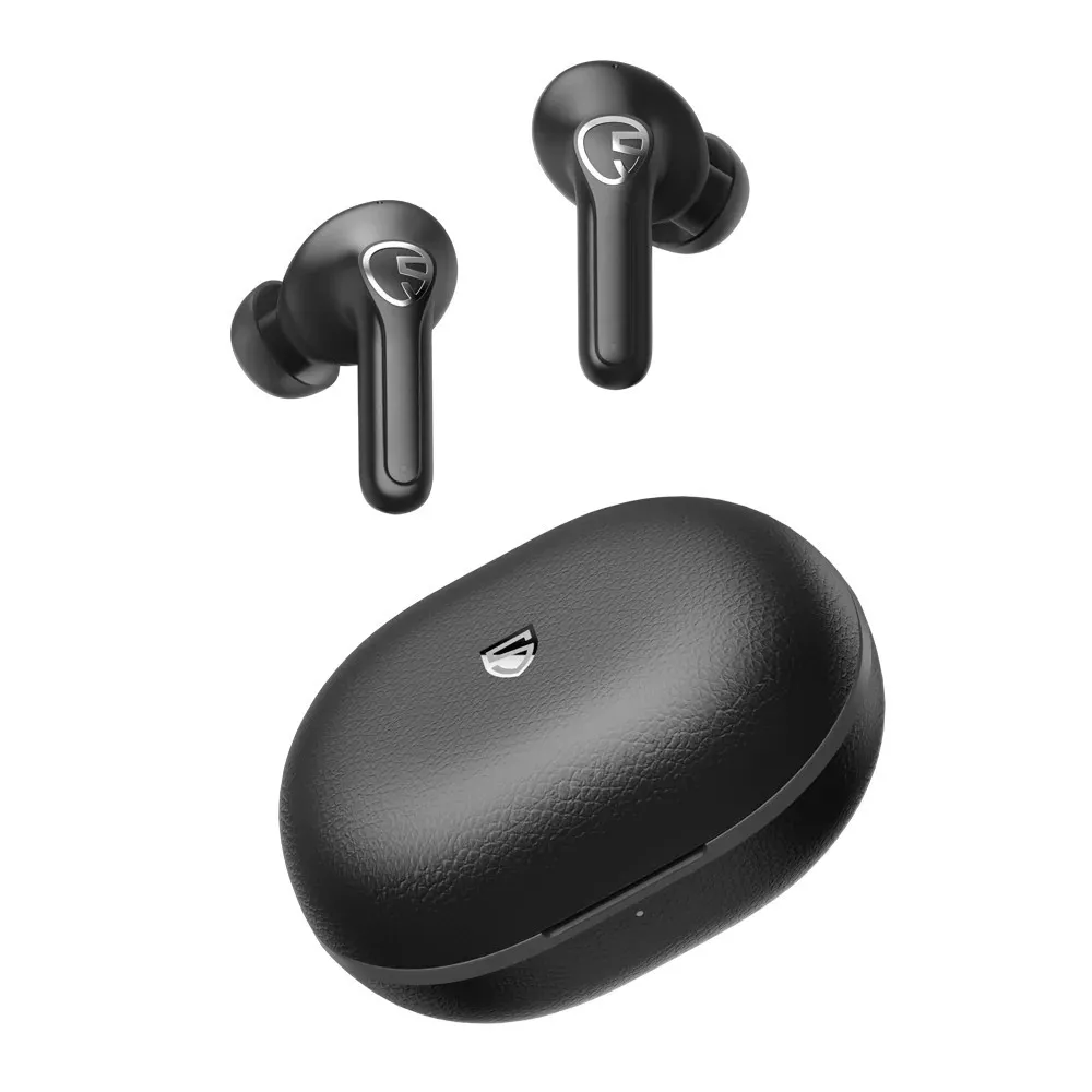 Ảnh Tai nghe True Wireless SoundPEATS Life | Case Giả Da | ANC 25dB | Bluetooth 5.2 (Đen) 2