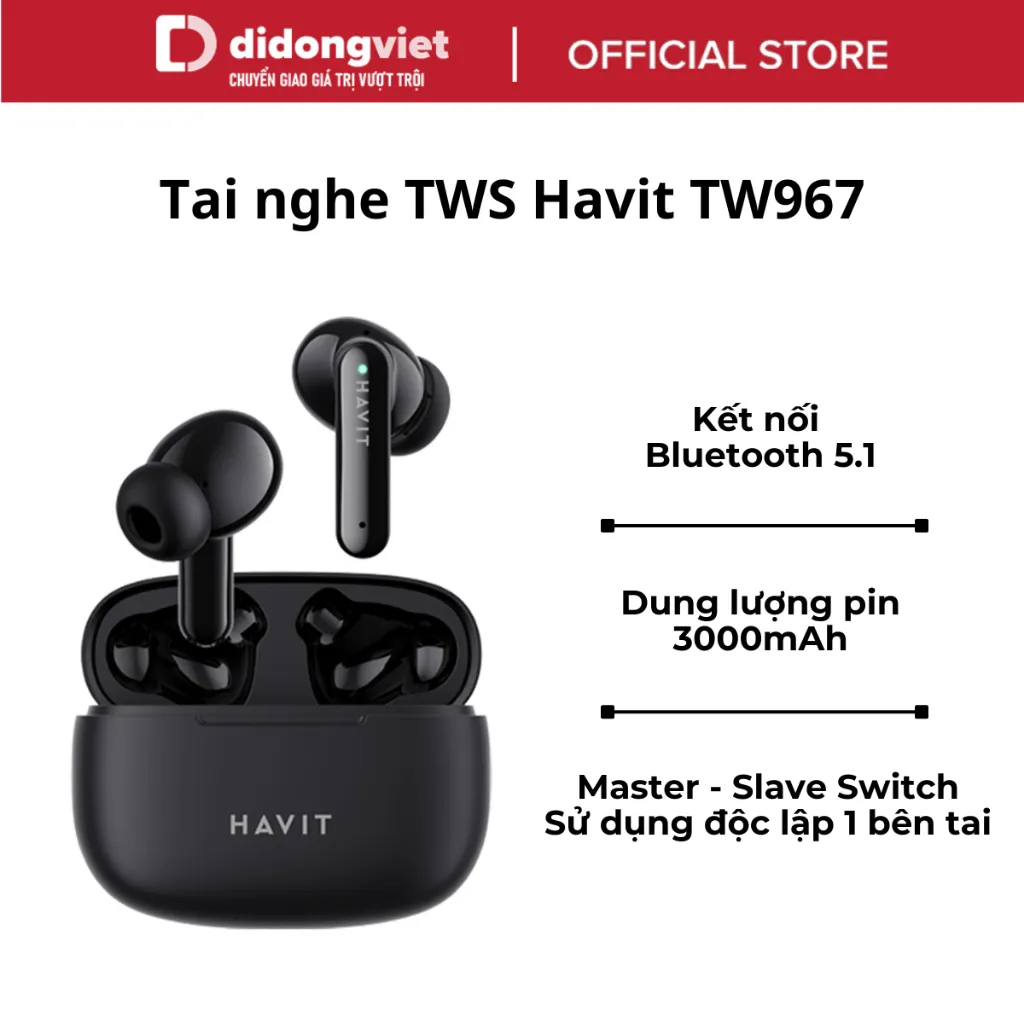 Đánh Giá Tai Nghe TWS Havit TW967 Pro: Công Thái Học, Âm Hay, Giá Tốt