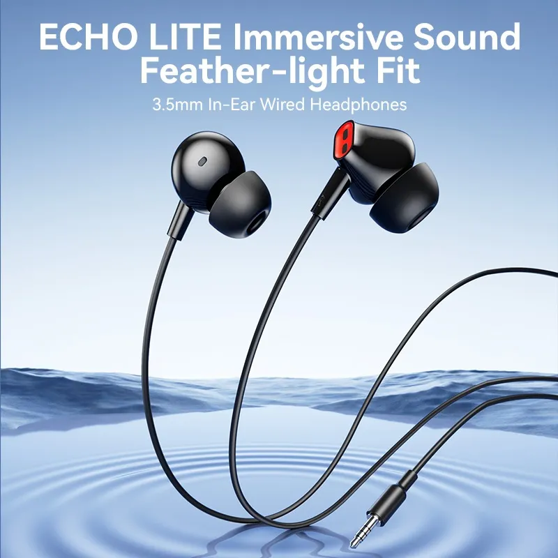 Ảnh Tai nghe Vention ECHO LITE 3.5mm Tai nghe có dây trong tai có MIC cho máy tính bảng Máy tính xách tay Điện thoại Tai nghe Tai nghe có dây 1