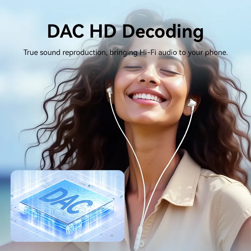 Ảnh Tai nghe Vention ECHO LITE 3.5mm USB C có mic đàm thoại dây dài 1,2 m cho máy tính bảng Máy tính xách tay Điện thoại Tai nghe có dây cho máy tính bàn PC 3