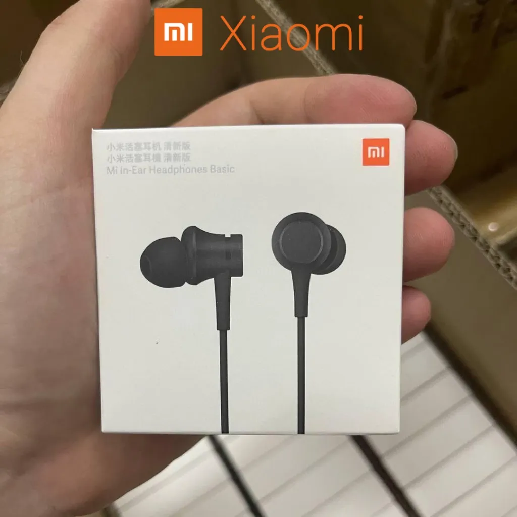 Ảnh Tai nghe Xiaomi Chính Hãng Basic Full Box Nghe nhạc, Gọi điện, Chơi game, Thu âm dây dài 1.2m DYDX bảo hành 12 tháng 2