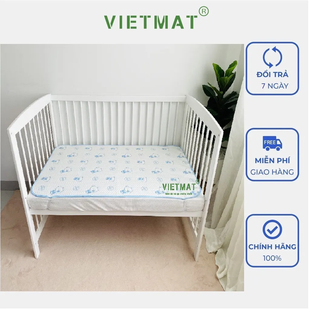 Ảnh Tấm lót chống thấm cho bé VIETMAT các size 50x70, 60x90, 70x100, 70x110, 70x120, 70x130 và 80x120cm 3