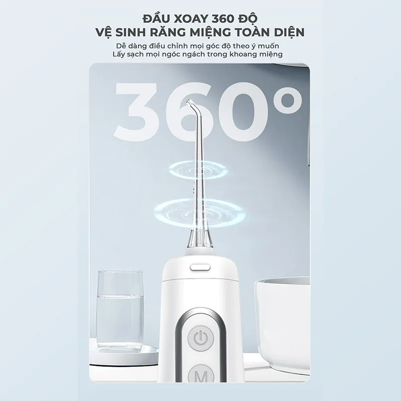 Ảnh Tăm nước Magic Eco PRO-80, 400ml, 4 chế độ, 4 đầu tăm. 4