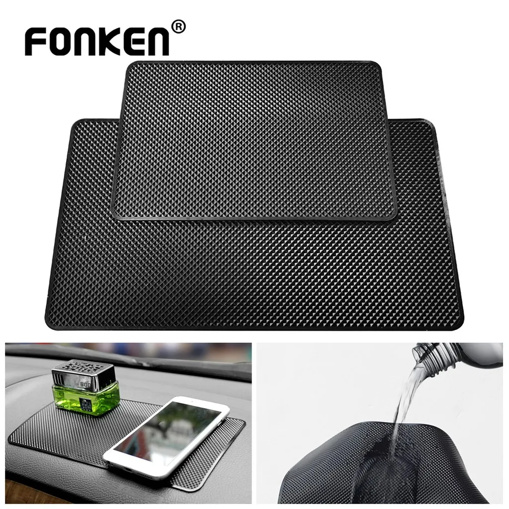 Ảnh Tấm thảm silicon chống trượt Fonken dùng để cố định điện thoại gắn bảng điều khiển ô tô 1