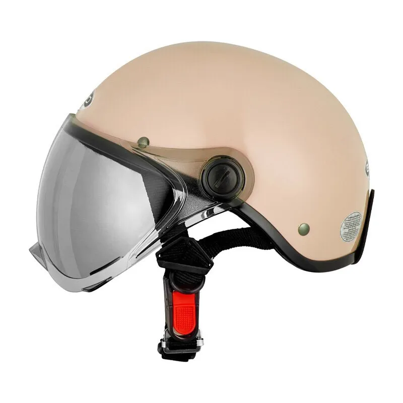 Ảnh 【Tặng kèm bộ ốc vít】Kính gắn mũ bảo hiểm AMBY HELMET đa năng chắn gió dùng cho mũ bảo hiểm nửa đầu, mũ 3/4 chụp tai 3