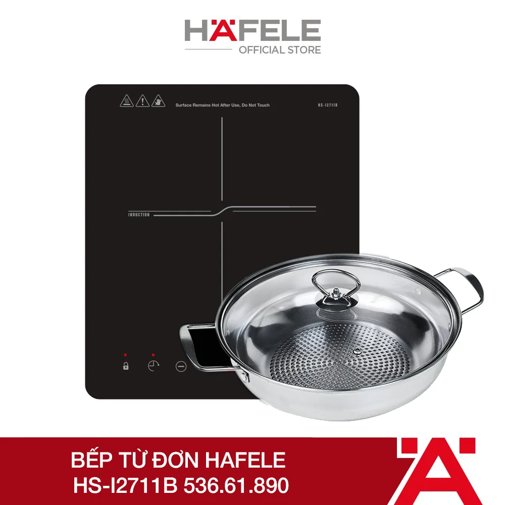 Ảnh [Tặng kèm nồi inox] Bếp từ đơn Hafele HS-I2711B 536.61.890 1