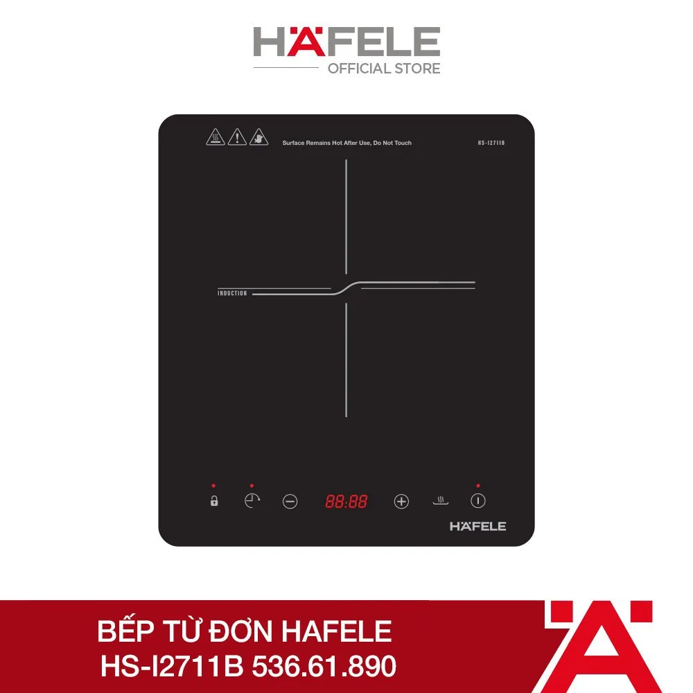 Ảnh [Tặng kèm nồi inox] Bếp từ đơn Hafele HS-I2711B 536.61.890 2