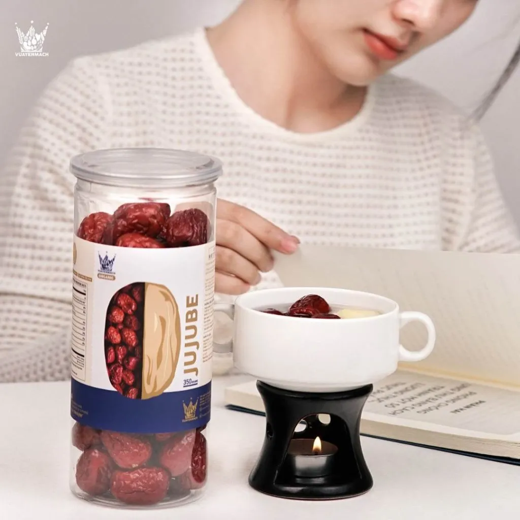 Ảnh Táo Đỏ Hàn Quốc Vua Yến Mạch thượng hạng sấy khô đặc biệt loại 1 hộp 350gr Healthy Food 3