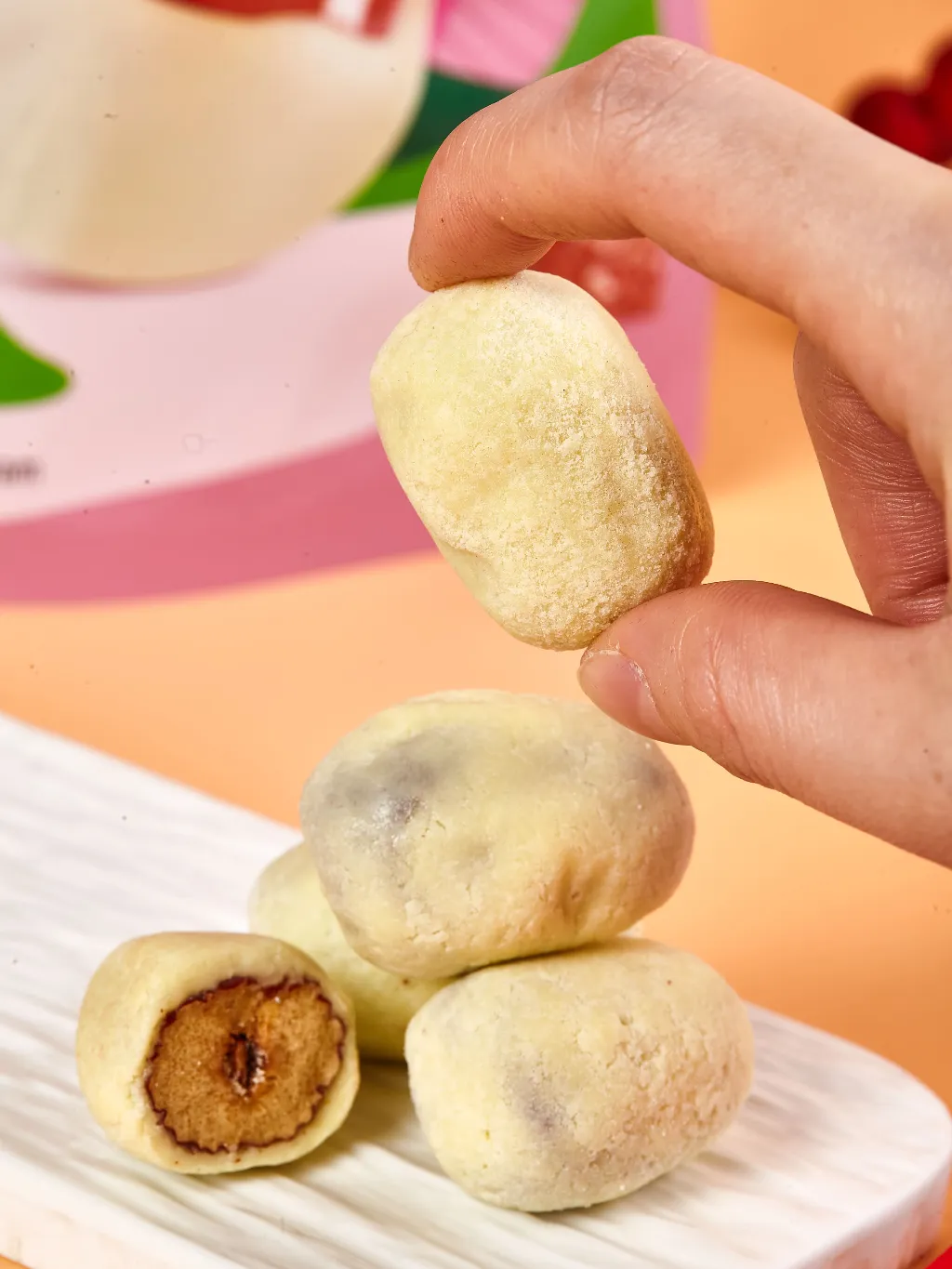 Ảnh Táo Đỏ Tân Cương Bóc Vỏ, Tách Hạt Tốt - Sữa Bọc Táo Đỏ Hạt Hạnh Nhân 4