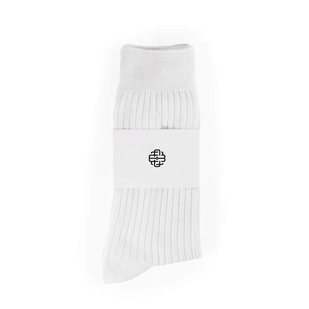 Ảnh Tất Cổ Cao Mang Giày Tây, 5 Màu Dệt 2 Cylinder - CLASSIC RIBBED - Cotton Co Giãn Thấm Hút Tốt - Thương Hiệu Be Classy 2