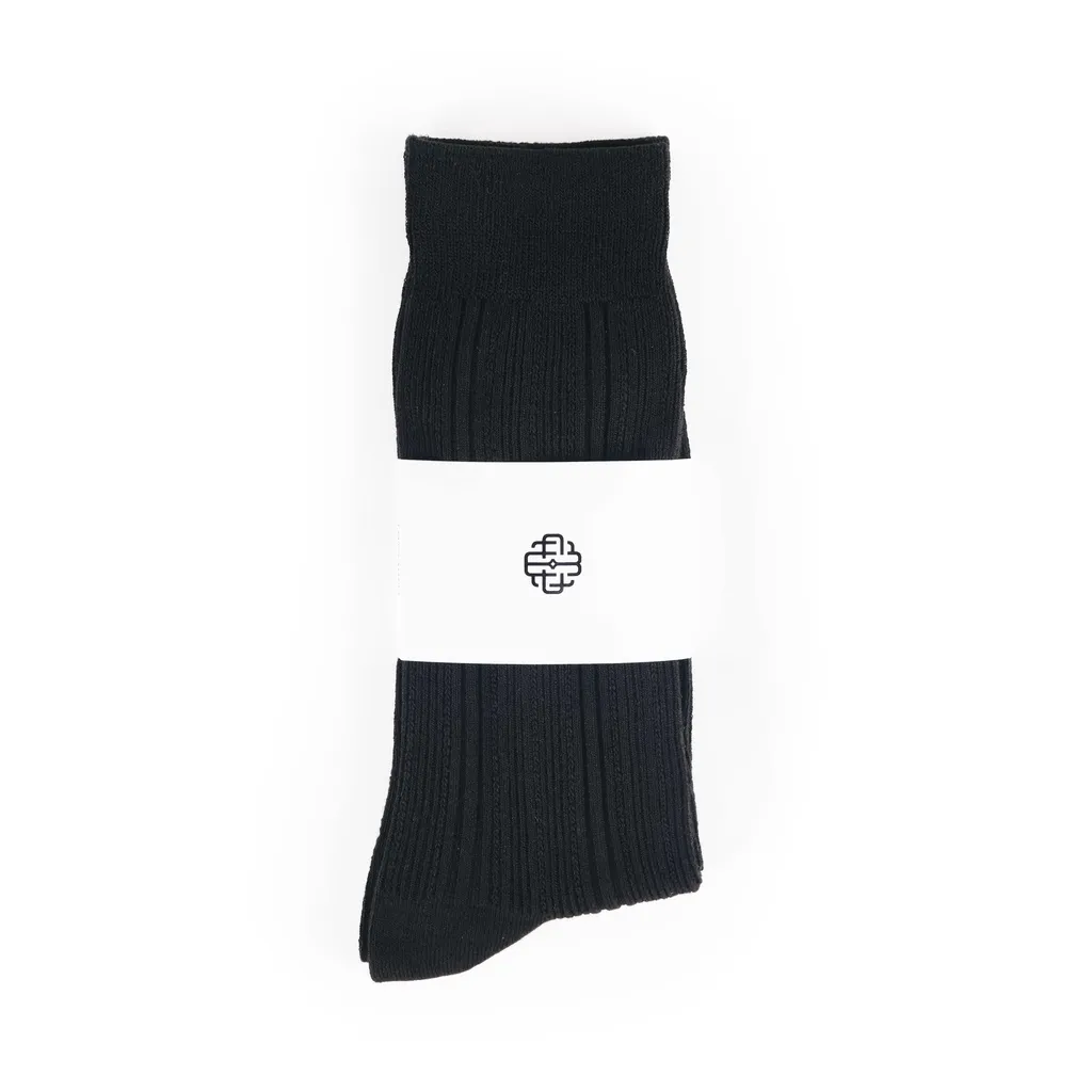 Ảnh Tất Cổ Cao Mang Giày Tây, Trơn 3 Màu - SIMPLY SOCKS VO02 - Cotton Co Giãn Thấm Hút Tốt - Thương Hiệu Be Classy 1
