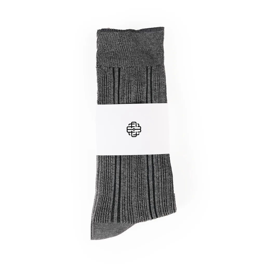 Ảnh Tất Cổ Cao Mang Giày Tây, Trơn 3 Màu - SIMPLY SOCKS VO02 - Cotton Co Giãn Thấm Hút Tốt - Thương Hiệu Be Classy 2