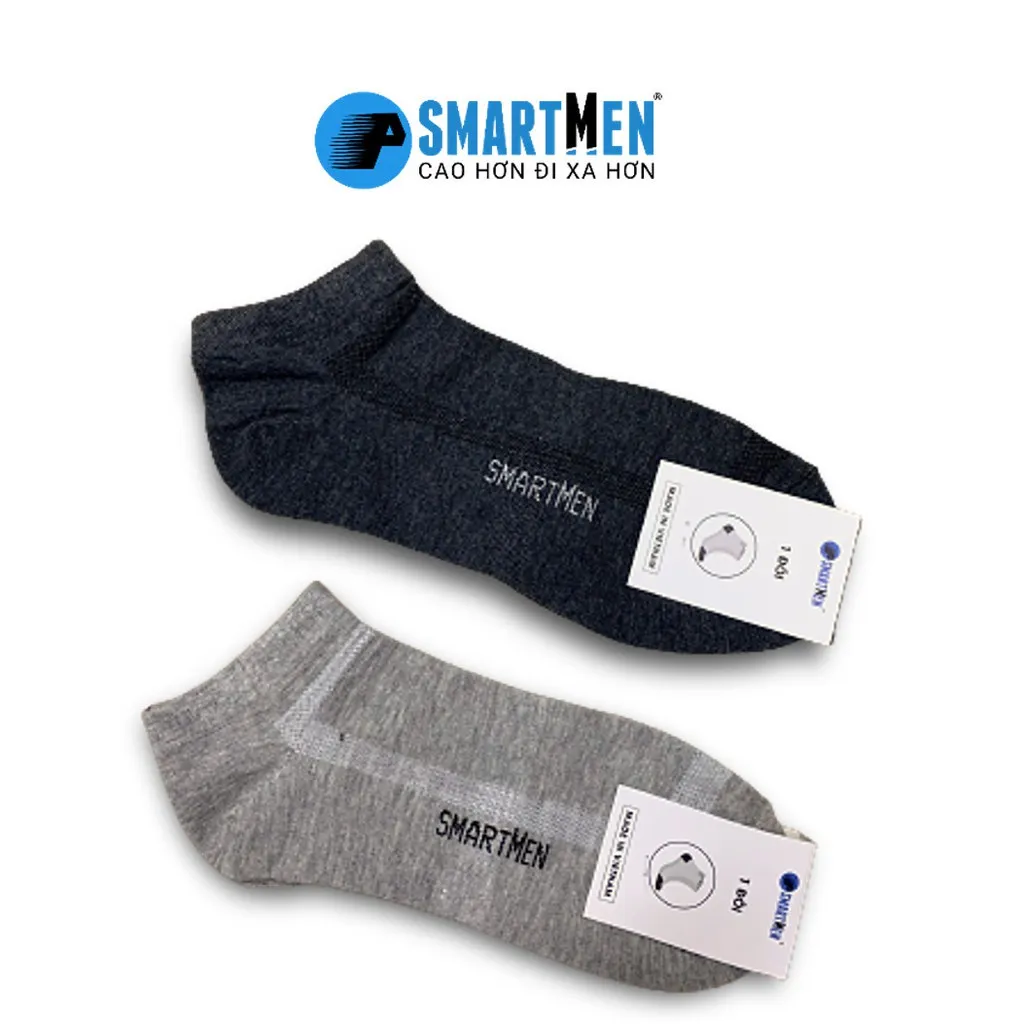 Ảnh Tất Cotton SMARTMEN kháng khuẩn chống mồ hôi 2