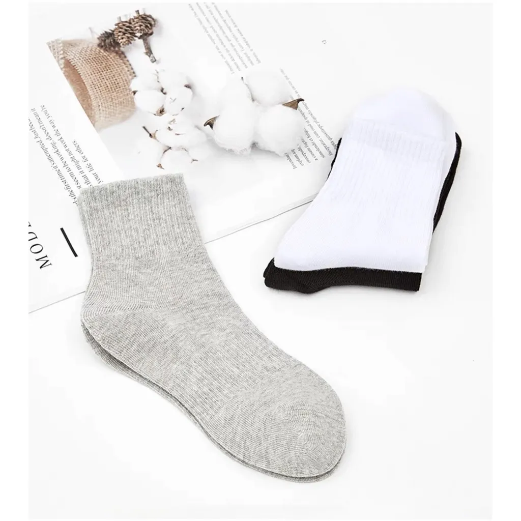 Ảnh Tất nam cổ thấp G2 bằng cotton thấm hút mồ hôi co giãn tốt màu sắc basic dễ phối đồ 1