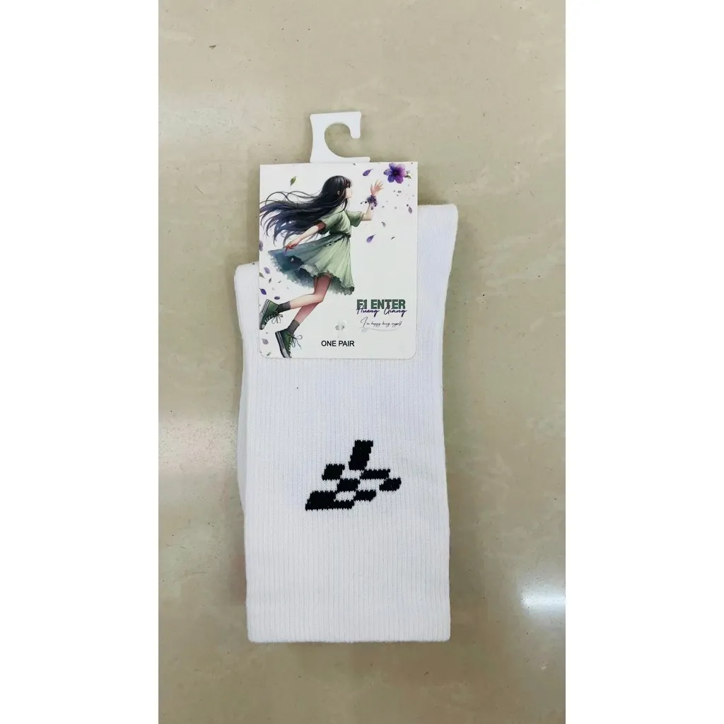 Ảnh Tất nam nữ F1 Enter chất liệu Cotton chính hãng 1