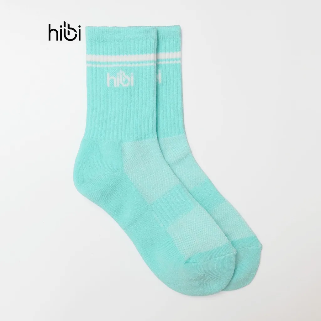 Ảnh Tất Thể thao Hibi Sports A010 Cotton cổ cao có đệm chống hôi chân và bo chun bàn chân 2