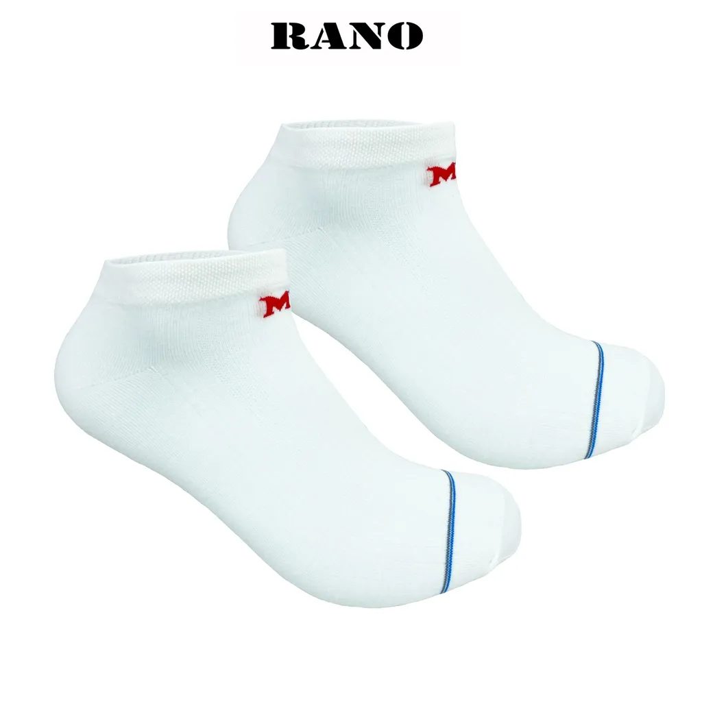 Ảnh Tất vớ nam cổ ngắn cao cấp chống hôi chân thoáng khí nhiều màu đi giày thể thao RANO rn101 2