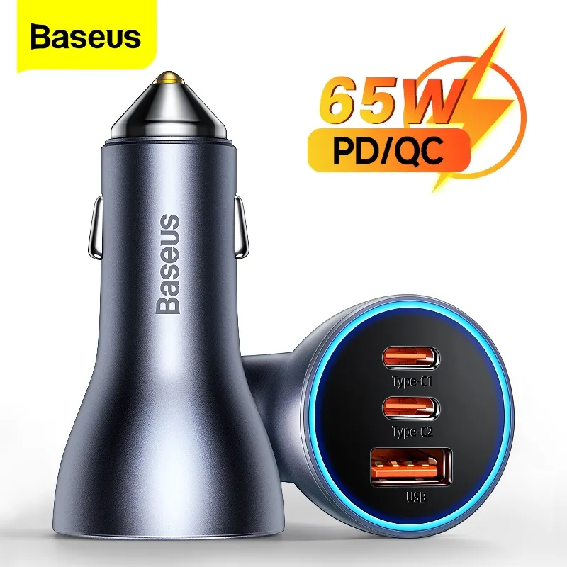 Đánh Giá Tẩu Sạc Nhanh Baseus 65W/60W Ô Tô: Sạc Siêu Tốc iPhone 13 Pro Max, Xiaomi, Samsung