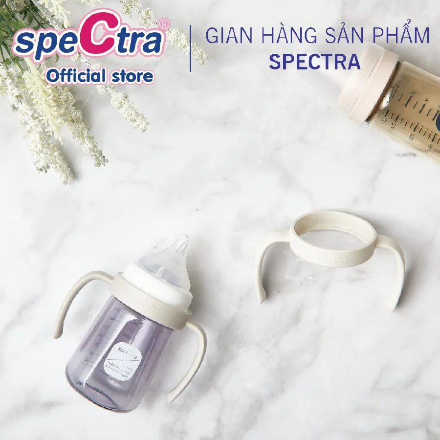 Ảnh Tay cầm bình sữa cổ rộng Spectra 3