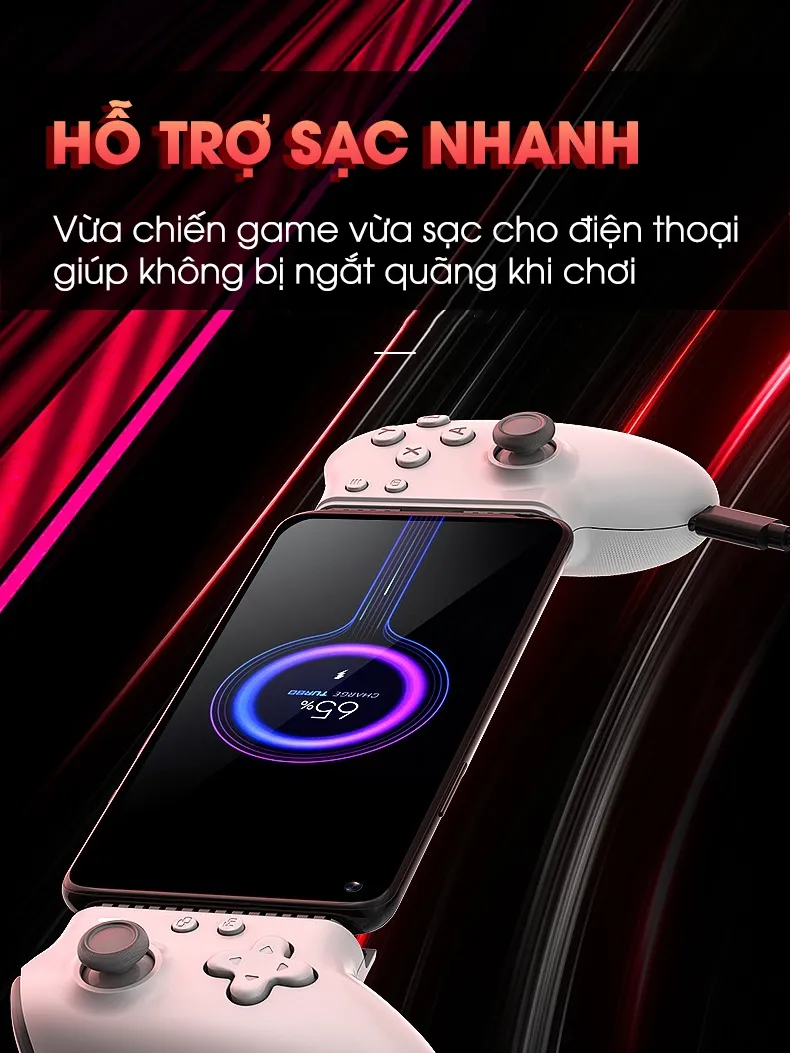 Ảnh Tay cầm chơi game MEMO S3 thế hệ mới hỗ trợ 1000hz đa dạng kết nối nhiều game moba console ổn định Liên quân genshin 4